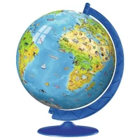 Puzzle 3D Globe terrestre 180 pieces - Ravensburger - Éducatif - Sans colle - Des 7 ans(m-2)