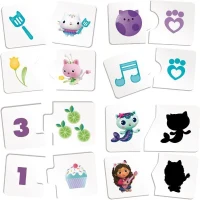 Table éducative - LISCIANI - Gabby's Dollhouse - Super Desk - Jeux logiques - Personnages animés - Activités ludiques(m-3)