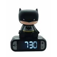Réveil veilleuse digital LEXIBOOK - Batman - 3D lumineux et sonore - Noir - Enfant(m-1)