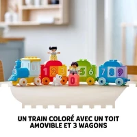 LEGO 10954 DUPLO Le train des chiffres - Apprendre a compter Jeux éducatif 1.5 an, Cadeau Jouet Bébé OU Set d'apprentissage(m-5)