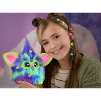 Furby Galaxie, peluche activée par la voix brille dans le noir, jouets interactifs, des 6 ans(m-5)