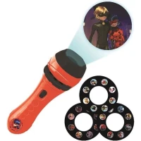 Projecteur a histoires et lampe torche Miraculous - LEXIBOOK - LP MIRA - Enfant - Rouge(m-1)