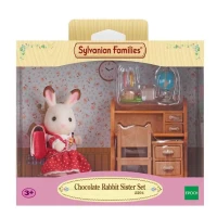 Bureau pour enfant Sylvanian Families - Soeur Lapin Chocolat - Accessoires inclus(m-3)
