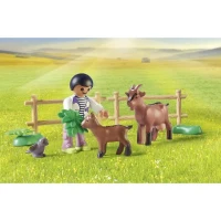 PLAYMOBIL 71442 Fermier avec tracteur et citerne, Country la vie a la ferme, 117 pieces, Des 4 ans(m-3)
