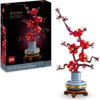 LEGO Icons 10369 Les Fleurs de Prunier - Décoration Florale d'Intérieur, Set pour Adultes(m-1)