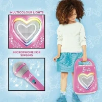 Enceinte Bluetooth - LISCIANI - Barbie Party - Compatible micro - Connectivité smartphone - Idéal pour chanter et danser(m-4)