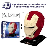 Marvel - CASQUE IRON MAN -Maquette 4D a construire(m-3)