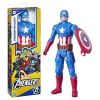 Figurine Captain America 30 cm, jouet Avengers Titan Hero Series pour enfants a partir de 4 ans, Marvel(m-1)