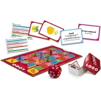 Logo - LANSAY - Jeu de société - 1500 questions - Des 12 ans(m-4)