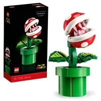 LEGO Super Mario 71426 Plante Piranha, Figurine Articulée avec Tube et 2 Pieces, Maquette pour Adultes, Idée Cadeau(m-1)