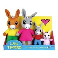 Coffret Peluche Trotro et Famille +/- 15 cm - JEMINI - Trotro, sa maman, son papa et sa petite soeur.(m-1)