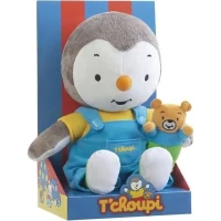 Jemini T'choupi - Peluche Tchoupi 30 cm avec ourson(m-1)