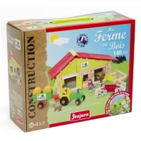 JEUJURA - Ferme en bois avec Tracteur et Animaux - 140 pcs(m-2)