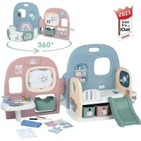 Smoby - Baby Care - Creche 5 Espaces + 27 Accessoires - Poupon jusqu'a 42 cm(m-1)