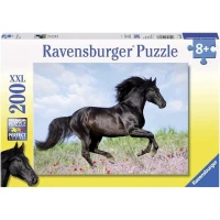 Puzzle 200 pieces XXL Etalon noir - Ravensburger - Paysage et nature - Des 8 ans(m-1)
