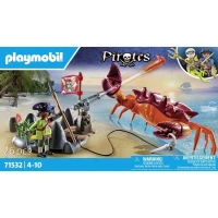 PLAYMOBIL 71532 Pirate et crabe géant, Les Pirates, 26 pieces, Des 4 ans(m-4)