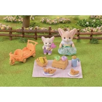 Set de pique-nique Fennec - SYLVANIAN FAMILIES - 2 personnages, vélo et accessoires(m-2)