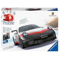 Ravensburger-Puzzle 3D Porsche 911 GT3 Cup-Des 10 ans-108 pieces numérotées a assembler sans colle-Accessoires inclus-11557(m-1)