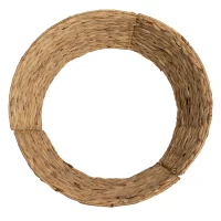 HOMCOM Husă pentru suportul bradului, rustică, model împletit, nuferă de apă, întărire metalică(m-5)