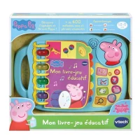 Livre-Jeu Educatif VTECH - Peppa Pig - Sons amusants - 14 pages d'histoires et de jeux(m-2)