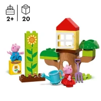 LEGO DUPLO 10431 Le Jardin et la Cabane dans l'Arbre de Peppa Pig - Jouet Créatif(m-2)