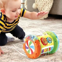 Rouleau d'activités interactif VTECH MAGI ROULEAU TAM-TAM 3 EN 1 pour bébé de 9 a 36 mois - Blanc/Multicolore(m-4)