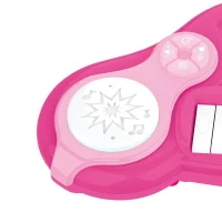 Piano électronique pour enfants Barbie avec effets lumineux et microphone - 24 touches(m-2)
