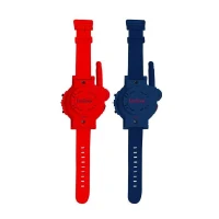 Montre 2 en 1 Walkie-Talkie SpiderMan 200m - LEXIBOOK - Rouge - Pour Enfant des 3 ans - Licence Spiderman(m-3)