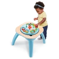 Table d'activités évolutive VTECH BABY - Nature - Jouet en bois certifié FSC - 9 mois a 4 ans(m-6)