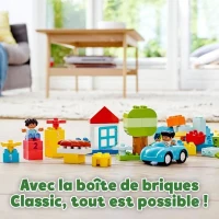 LEGO 10913 DUPLO Classic La Boîte De Briques Jeu De Construction Avec Rangement, Jouet éducatif pour Bébé de 1 an et plus(m-4)