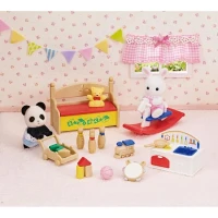 Figurines miniatures - SYLVANIAN FAMILIES - Le coffre a jouets des bébés(m-3)