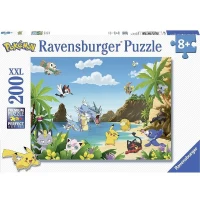 Puzzle 200 pieces XXL - Ravensburger - Attrapez-les tous ! - Pokémon - Dessins animés et BD - Garantie 2 ans(m-2)