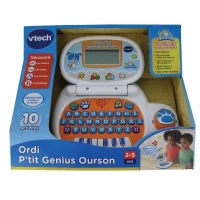 Ordinateur Éducatif Enfant VTECH P'tit Genius Ourson Bleu - Multicolore - Mixte - 24 mois - 2 ans(m-5)