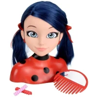 Tete a coiffer Miraculous Ladybug - BANDAI - Rouge - Licence Miraculous - Pour enfant a partir de 4 ans(m-2)