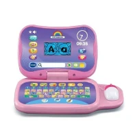 Ordinateur éducatif VTECH ORDI GENIUS PRO ROSE pour enfants de 3 a 7 ans avec souris et 20 activités incluses(m-1)