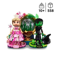 LEGO Wicked 75682 Figurines d'Elphaba et de Glinda - Jouet pour enfant des 10 ans & Déco(m-2)