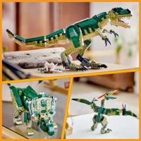 LEGO Creator 31151 3-en-1 Le T-rex - Dinosaure jouet tricératops ou ptérodactyle(m-4)