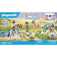 PLAYMOBIL 71495 Cavaliers poneys et saut d'obstacles(m-5)