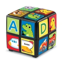 Jouet éducatif - VTECH BABY - Tourni Cube - Alphabet, Animaux, Véhicules - Mixte - 18 mois+(m-1)