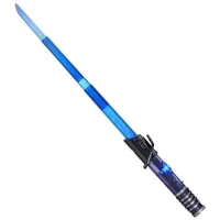 Sabre laser électronique Mandalorien Sabre noir, Star Wars Lightsaber Forge Kyber Core, jouets enfant, des 4 ans(m-3)