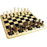 Coffret Echecs En Bois - Jeux de société classique et stratégie - Tactic(m-2)