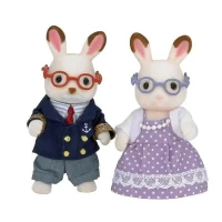 SYLVANIAN FAMILIES - 5190 - Grands-Parents Lapin Chocolat - Les familles(m-2)