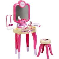 Jouet de beauté - KLEIN - Centre de beauté Barbie Happy Vibes - Complet avec de nombreux accessoires et lumiere.(m-2)
