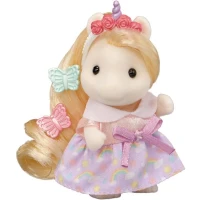 Mini-univers - SYLVANIAN FAMILIES - Salon de coiffure des poneys - Accessoires inclus - Mixte - 3 ans et plus(m-3)