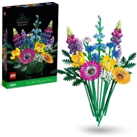 LEGO Icons 10313 Bouquet de Fleurs Sauvages, Plantes Artificielles avec Coquelicots, pour Adultes(m-1)
