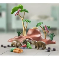 PLAYMOBIL 71625 Terriers de wombats, Wiltopia, 47 pieces, Des 4 ans(m-3)