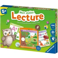 Mon atelier Lecture - Coffret complet éducatif - Apprentissage de la lecture - 50 activités - Ravensburger - Des 5 ans(m-1)