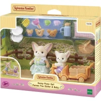 Set de pique-nique Fennec - SYLVANIAN FAMILIES - 2 personnages, vélo et accessoires(m-5)
