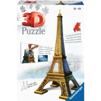 Puzzle 3D Tour Eiffel - Ravensburger - 216 pieces - sans colle - Architecture et monument(m-1)