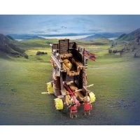 PLAYMOBIL 71643 Char de combat avec canon des Burnham Raiders, Novelmore, 68 pieces, Des 4 ans(m-6)